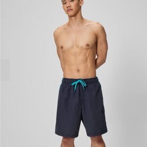 Speedo Men's Marina Volley Swim Trunks Gray XL